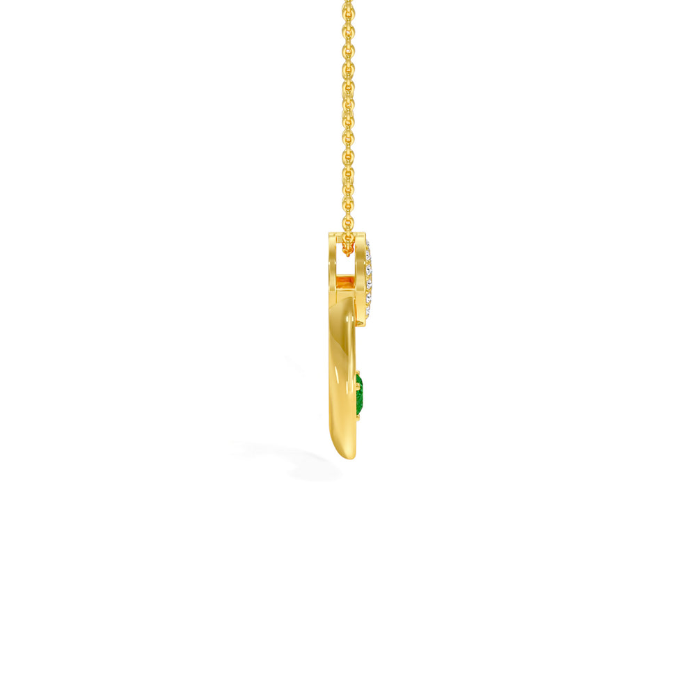 Radiant Heart Oval Pendant