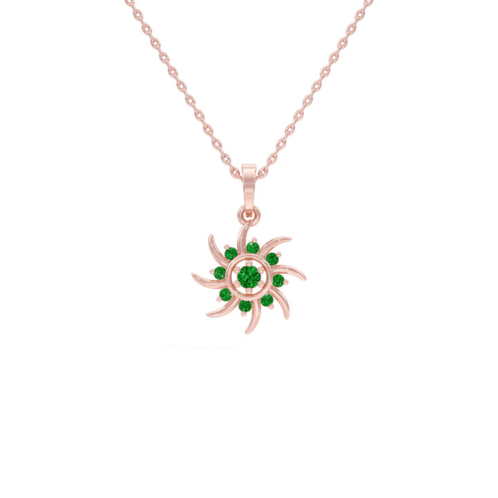 #metal_rose-gold-plated#stone-colour_emerald-green