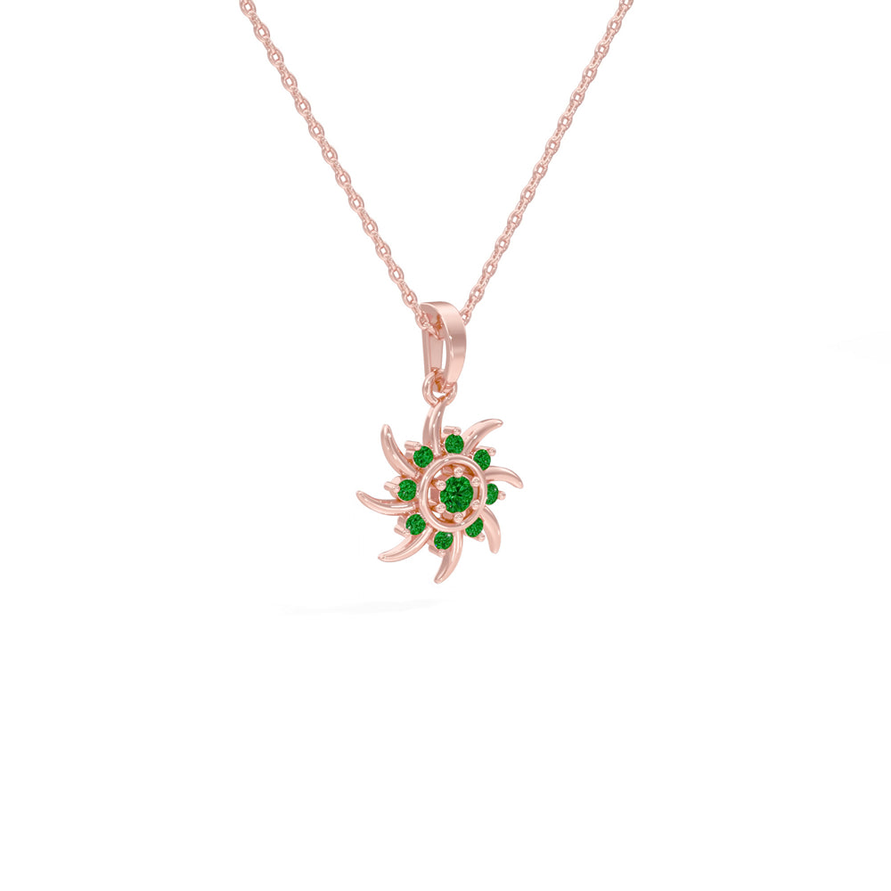#metal_rose-gold-plated#stone-colour_emerald-green