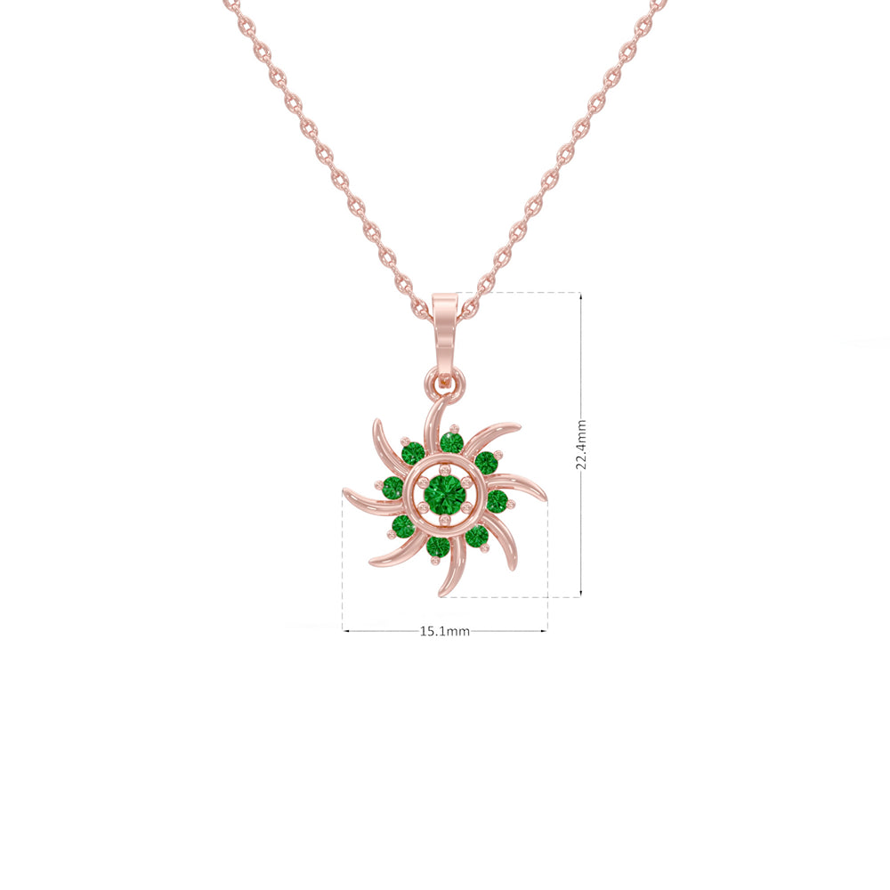 #metal_rose-gold-plated#stone-colour_emerald-green