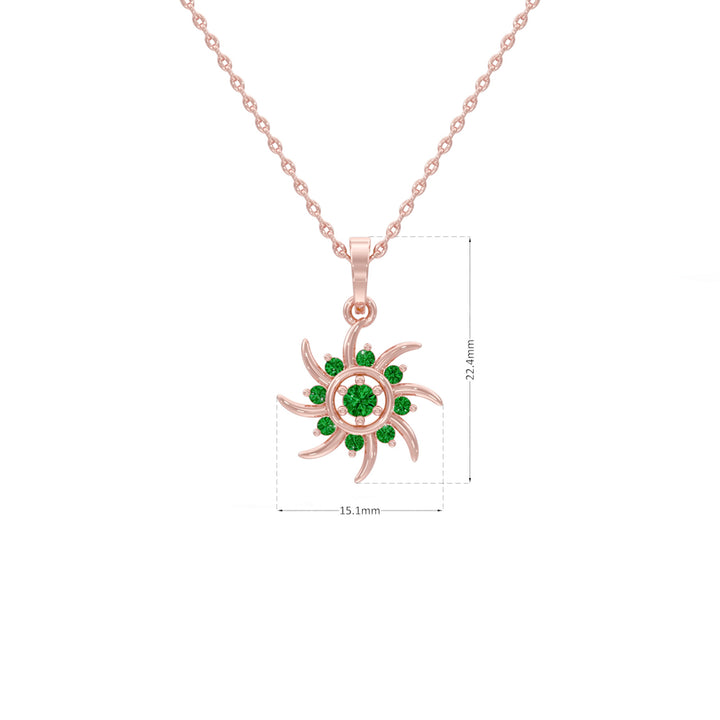 #metal_rose-gold-plated#stone-colour_emerald-green