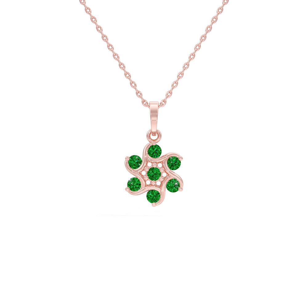 #metal_rose-gold-plated#stone-colour_emerald-green