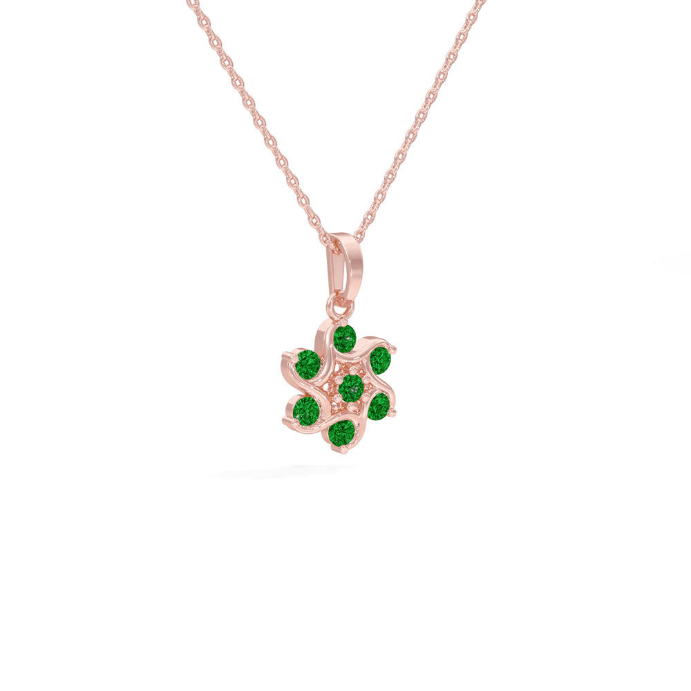 #metal_rose-gold-plated#stone-colour_emerald-green