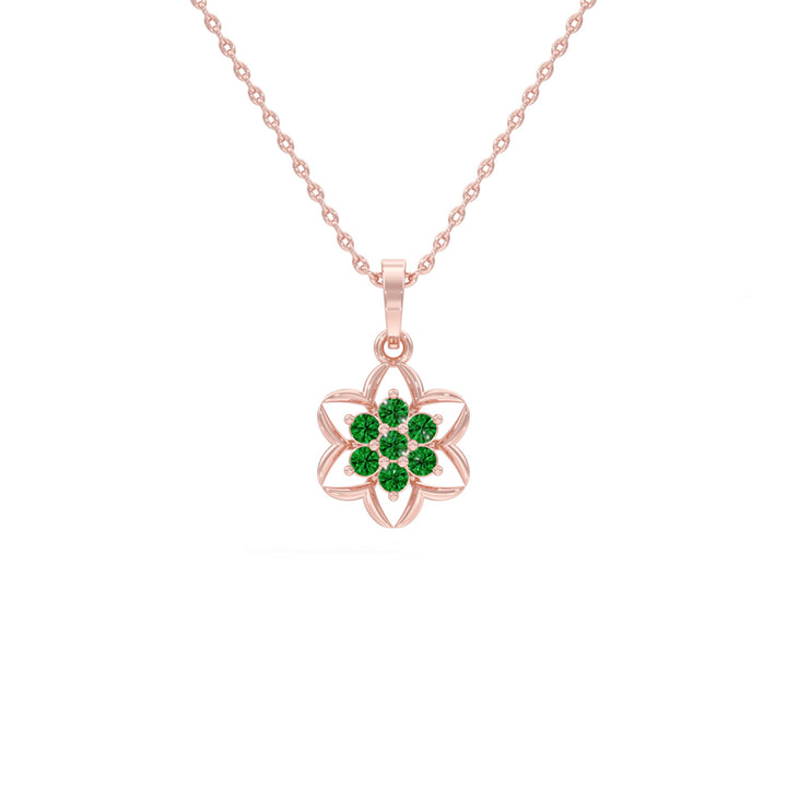 #metal_rose-gold-plated#stone-colour_emerald-green
