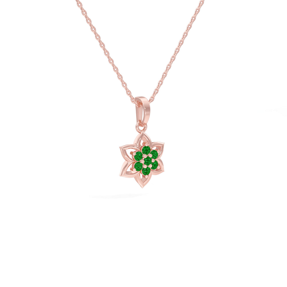 #metal_rose-gold-plated#stone-colour_emerald-green