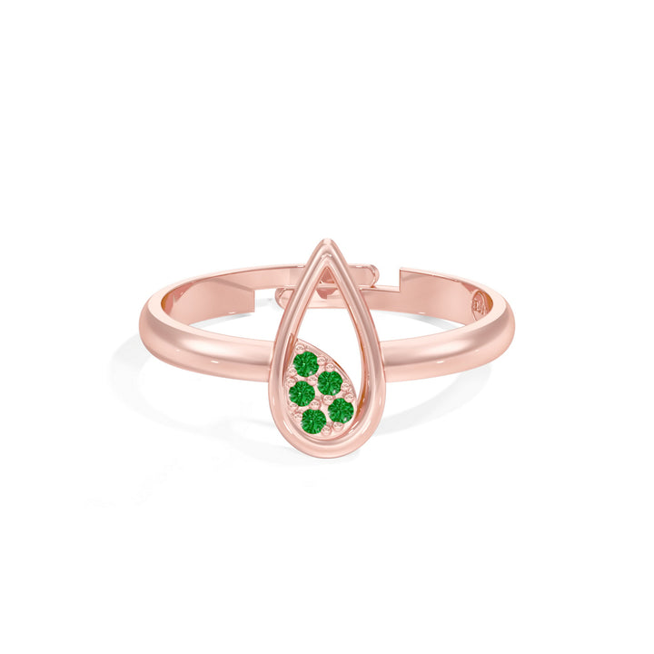 #metal_rose-gold-plated#stone-colour_emerald-green