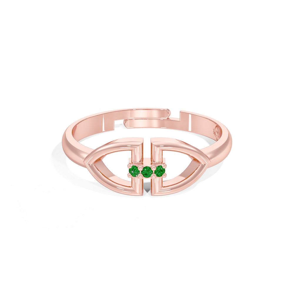 #metal_rose-gold-plated#stone-colour_emerald-green