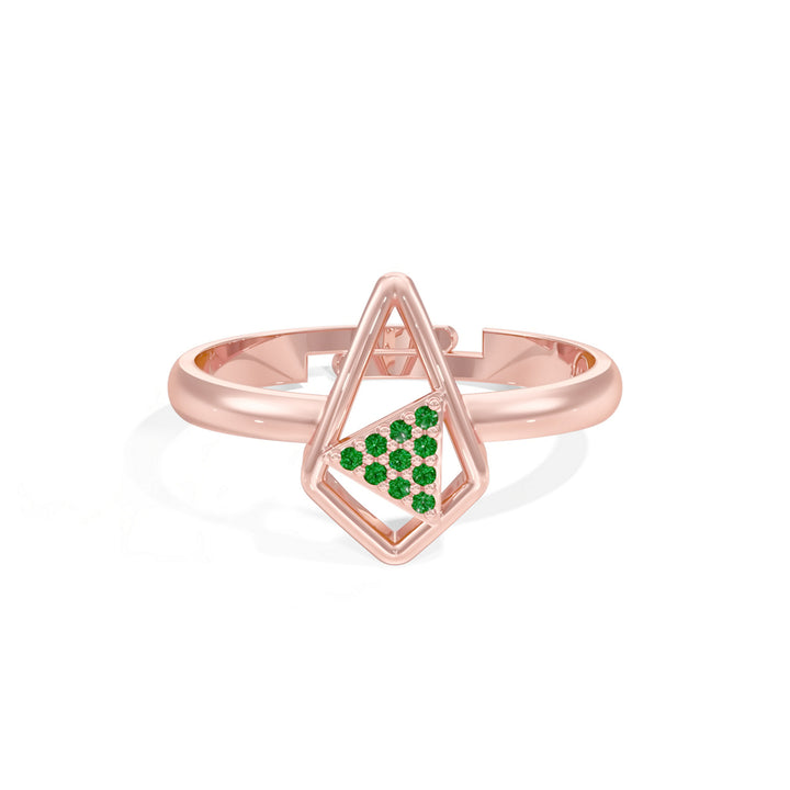 #metal_rose-gold-plated#stone-colour_emerald-green