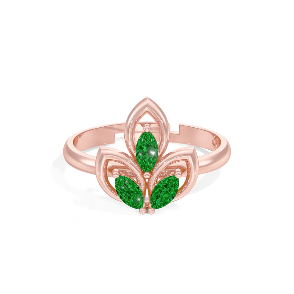 #metal_rose-gold-plated#stone-colour_emerald-green