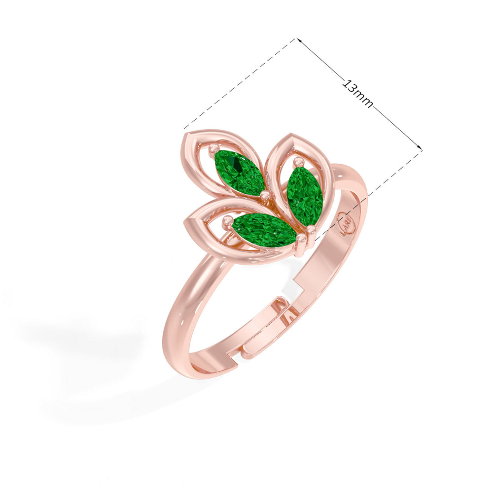 #metal_rose-gold-plated#stone-colour_emerald-green