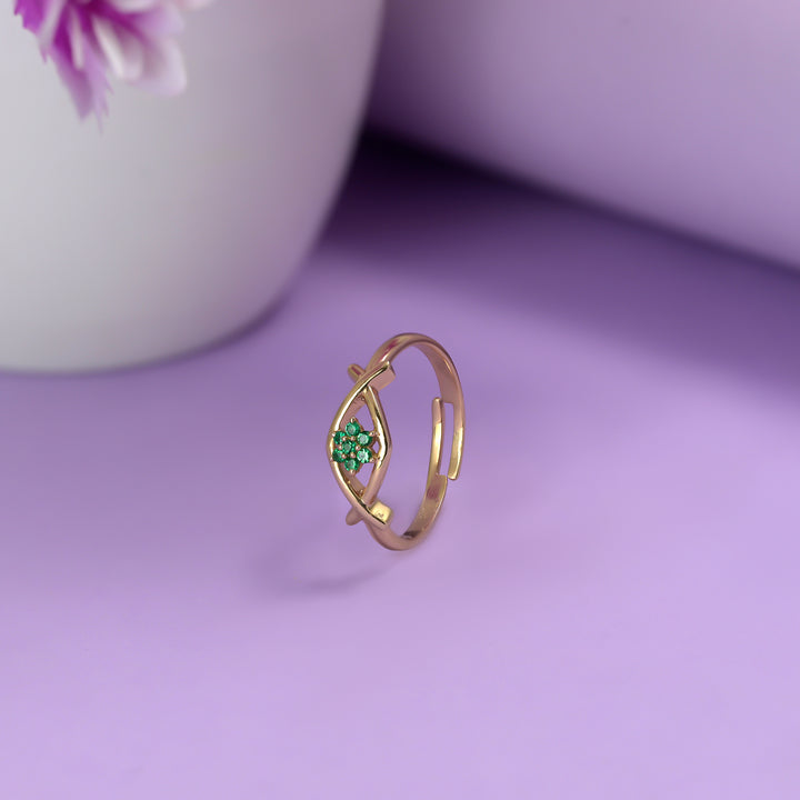 #metal_rose-gold-plated#stone-colour_emerald-green