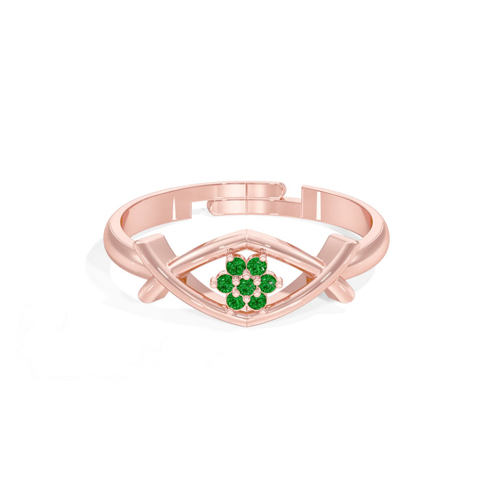 #metal_rose-gold-plated#stone-colour_emerald-green
