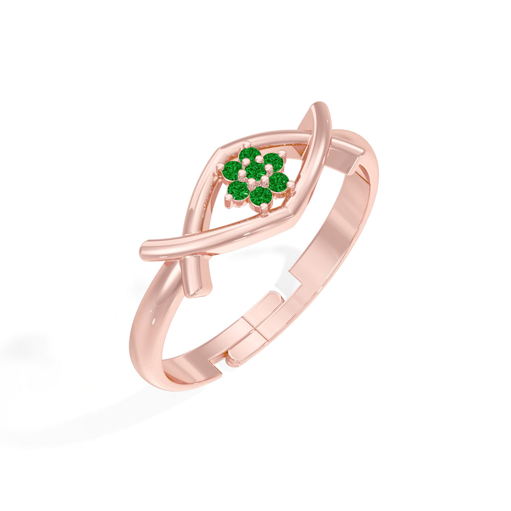 #metal_rose-gold-plated#stone-colour_emerald-green