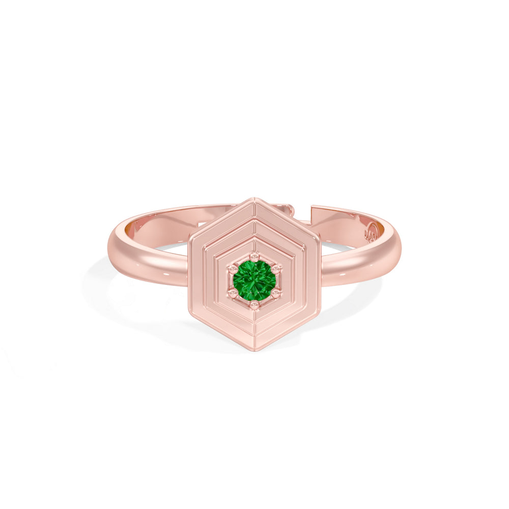 #metal_rose-gold-plated#stone-colour_emerald-green