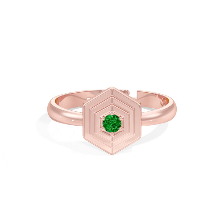 #metal_rose-gold-plated#stone-colour_emerald-green