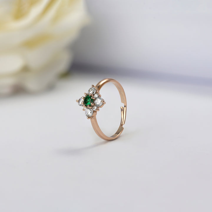 #metal_rose-gold-plated#stone-colour_emerald-green