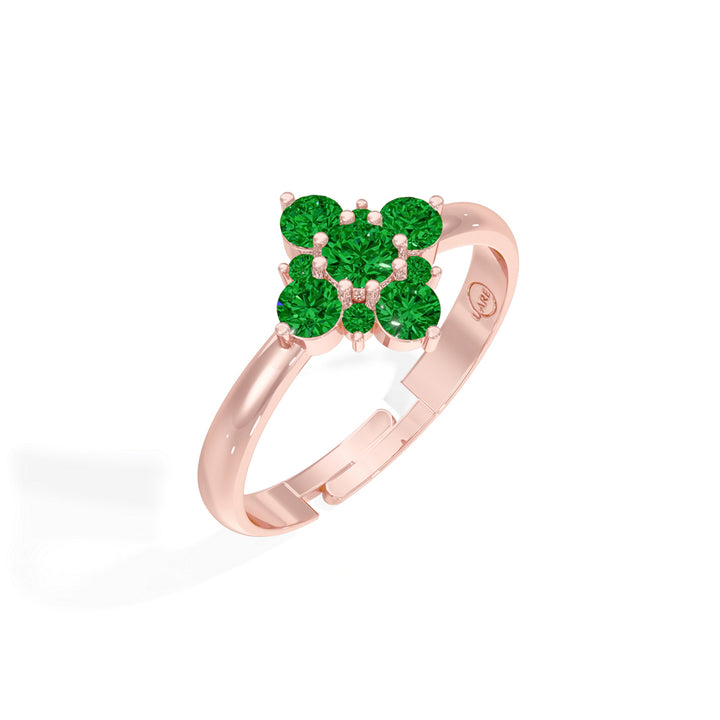#metal_rose-gold-plated#stone-colour_emerald-green