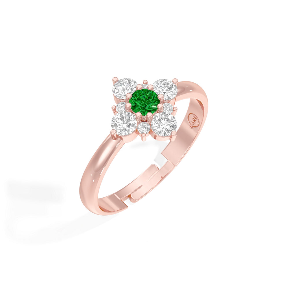 #metal_rose-gold-plated#stone-colour_emerald-green