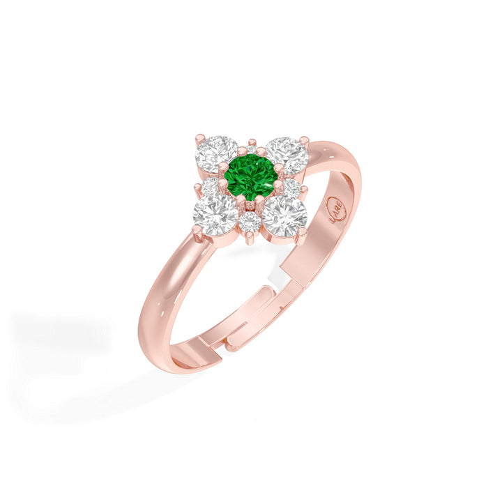 #metal_rose-gold-plated#stone-colour_emerald-green