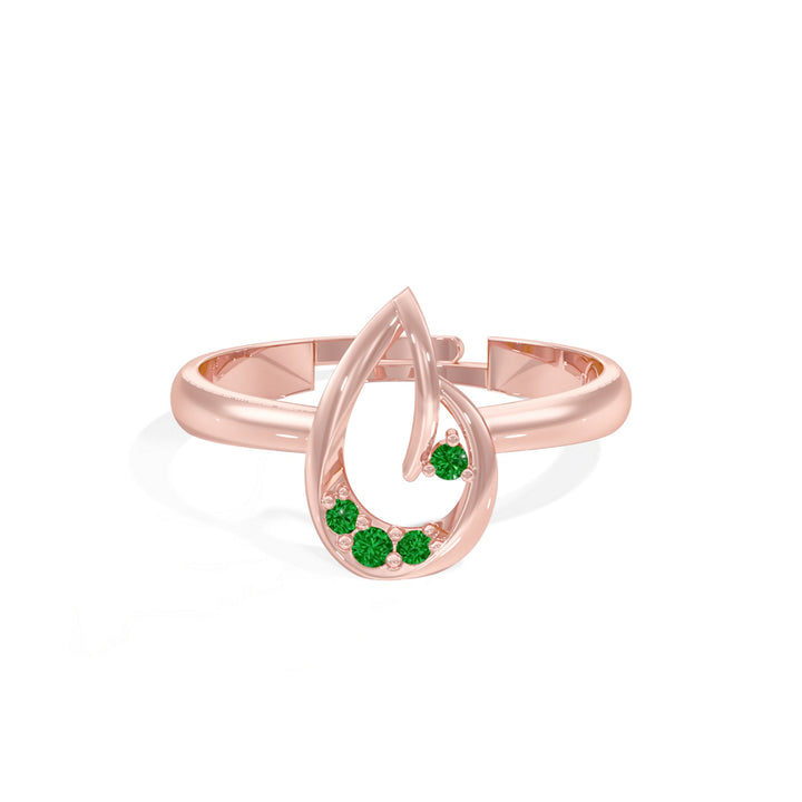 #metal_rose-gold-plated#stone-colour_emerald-green