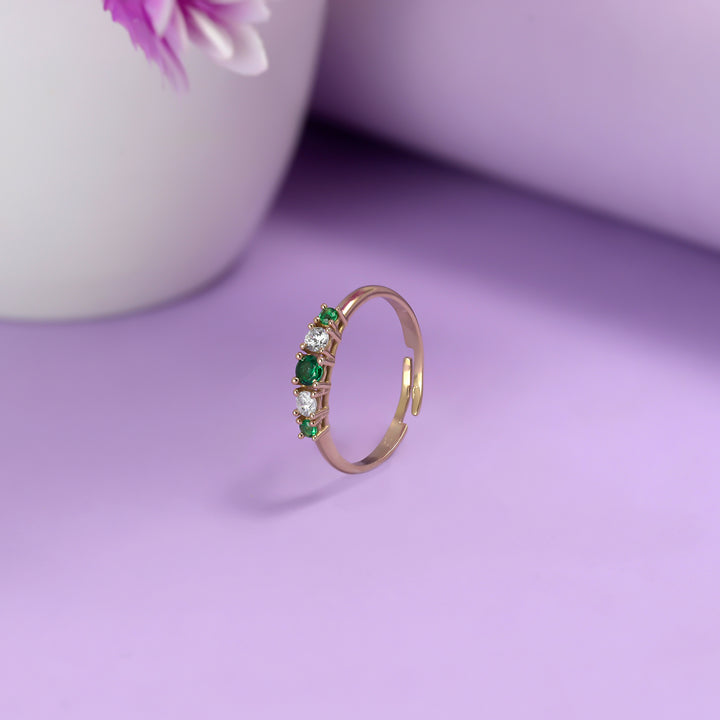 #metal_rose-gold-plated#stone-colour_emerald-green