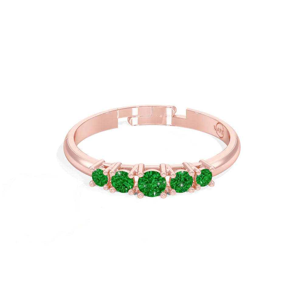 #metal_rose-gold-plated#stone-colour_emerald-green
