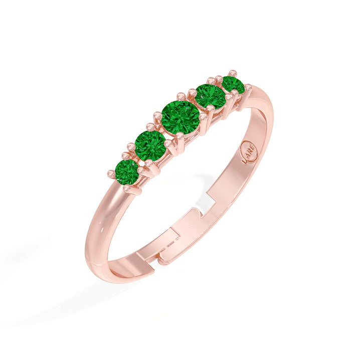 #metal_rose-gold-plated#stone-colour_emerald-green