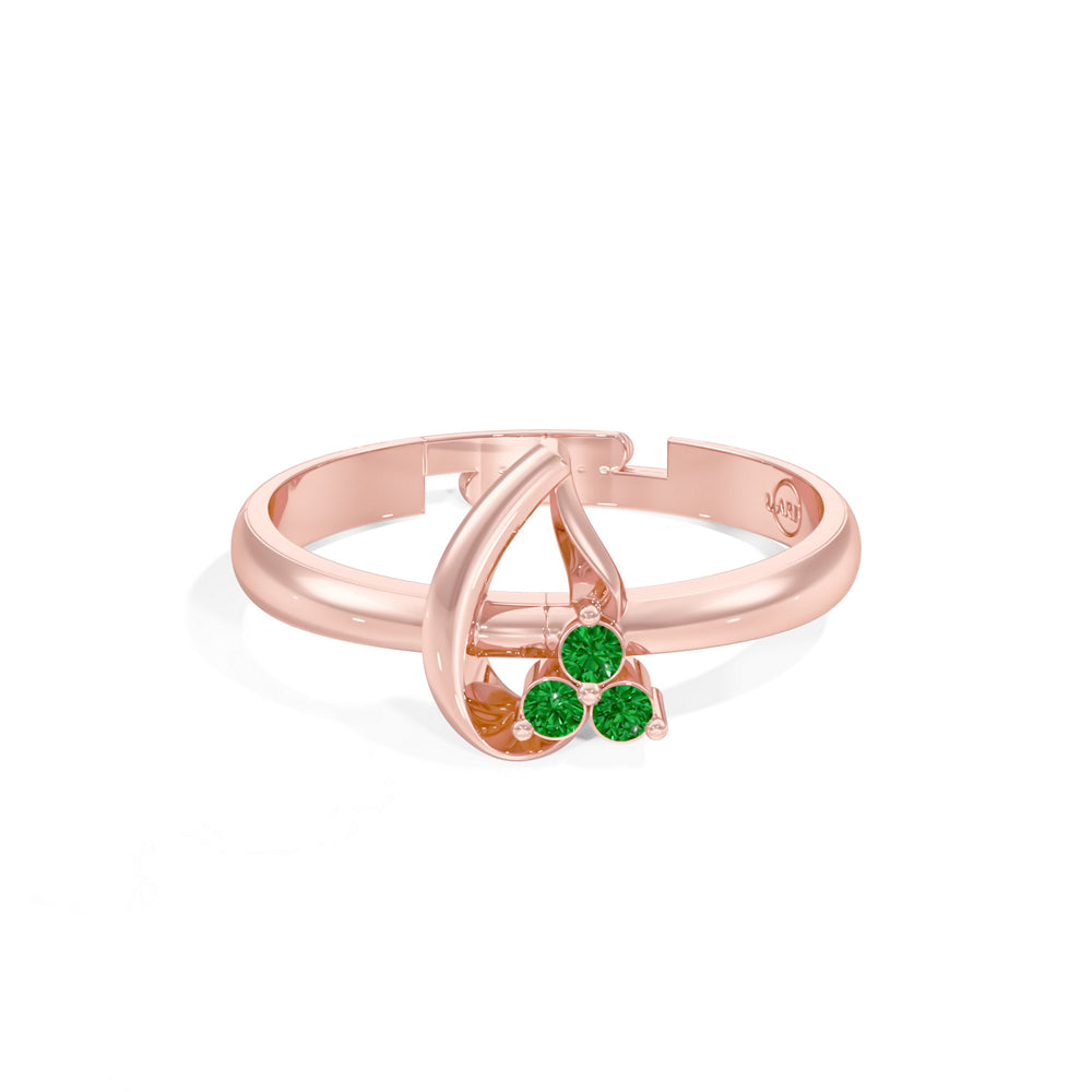 #metal_rose-gold-plated#stone-colour_emerald-green