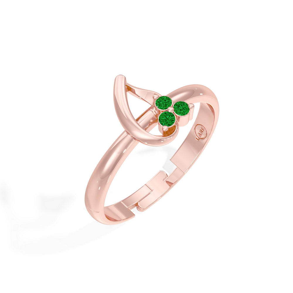 #metal_rose-gold-plated#stone-colour_emerald-green