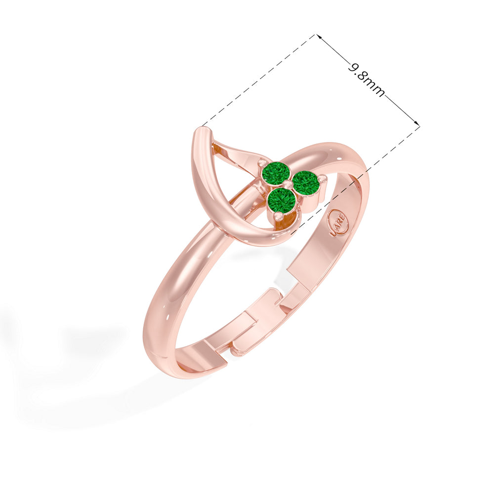 #metal_rose-gold-plated#stone-colour_emerald-green