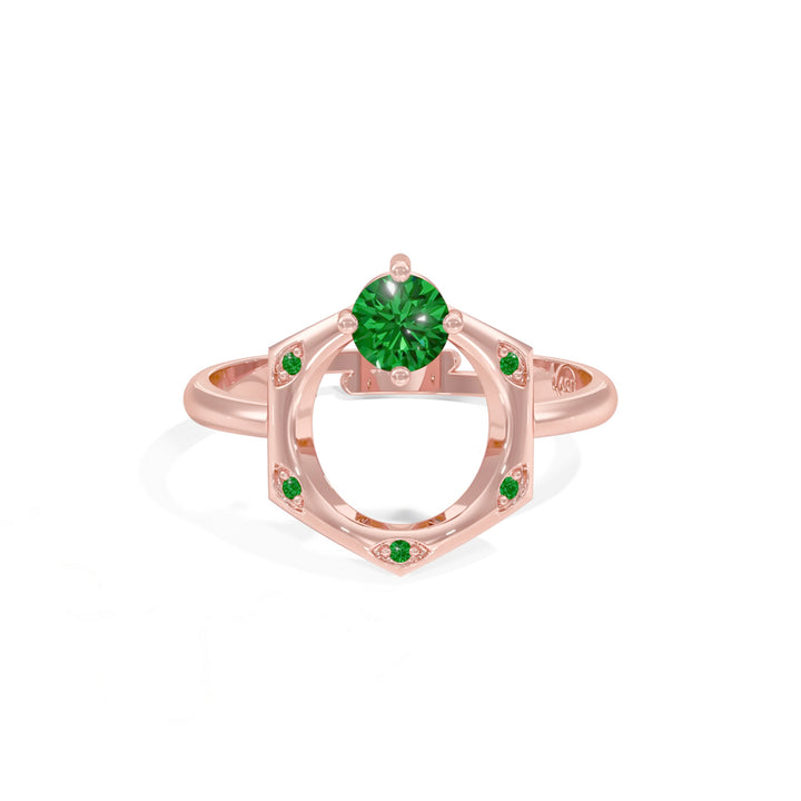 #metal_rose-gold-plated#stone-colour_emerald-green