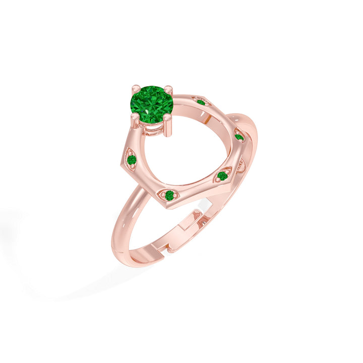 #metal_rose-gold-plated#stone-colour_emerald-green