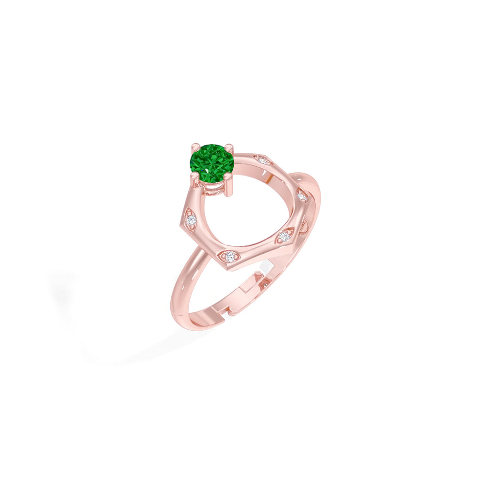#metal_rose-gold-plated#stone-colour_emerald-green