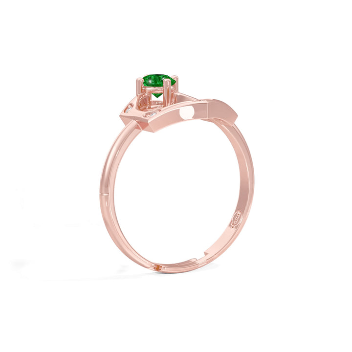#metal_rose-gold-plated#stone-colour_emerald-green