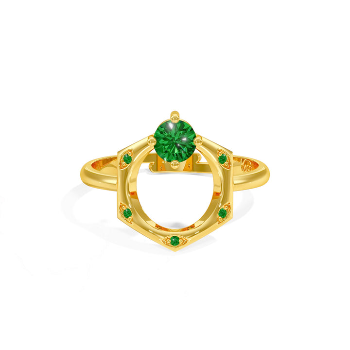 #metal_gold-plated#stone-colour_emerald-green