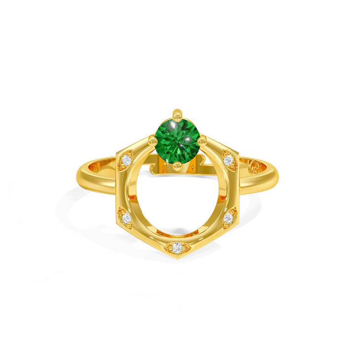 #metal_gold-plated#stone-colour_emerald-green