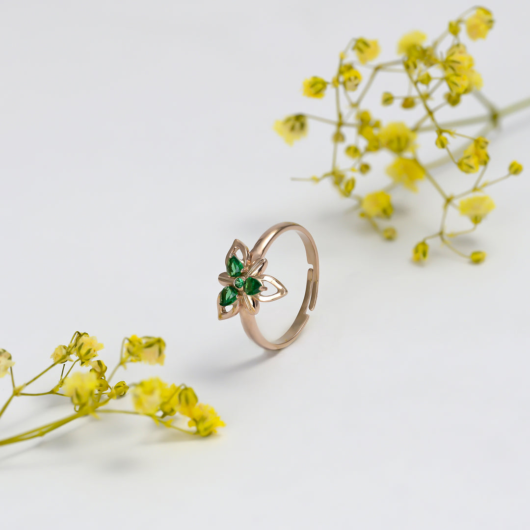 #metal_rose-gold-plated#stone-colour_emerald-green