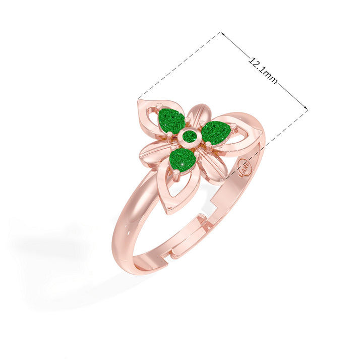 #metal_rose-gold-plated#stone-colour_emerald-green