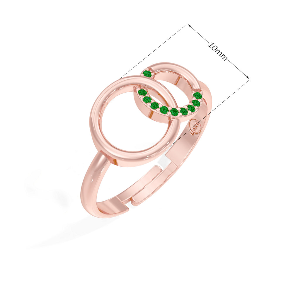 #metal_rose-gold-plated#stone-colour_emerald-green