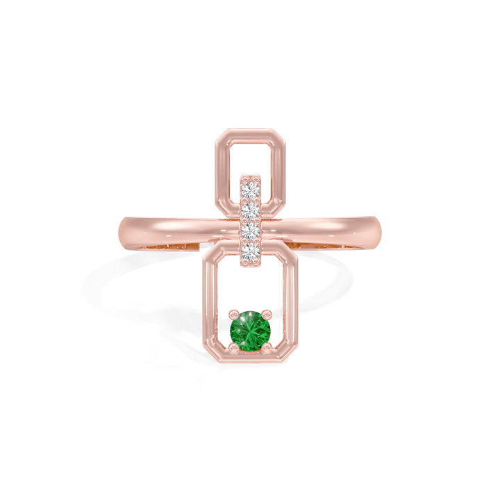 #metal_rose-gold-plated#stone-colour_emerald-green