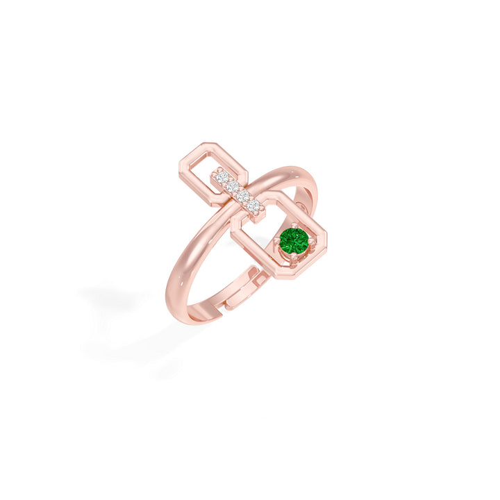 #metal_rose-gold-plated#stone-colour_emerald-green