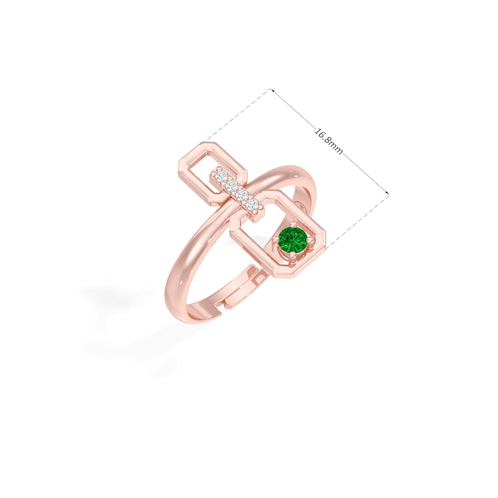#metal_rose-gold-plated#stone-colour_emerald-green