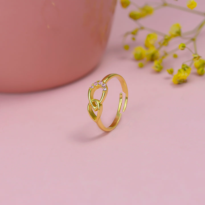 Intertwined Drops Ring