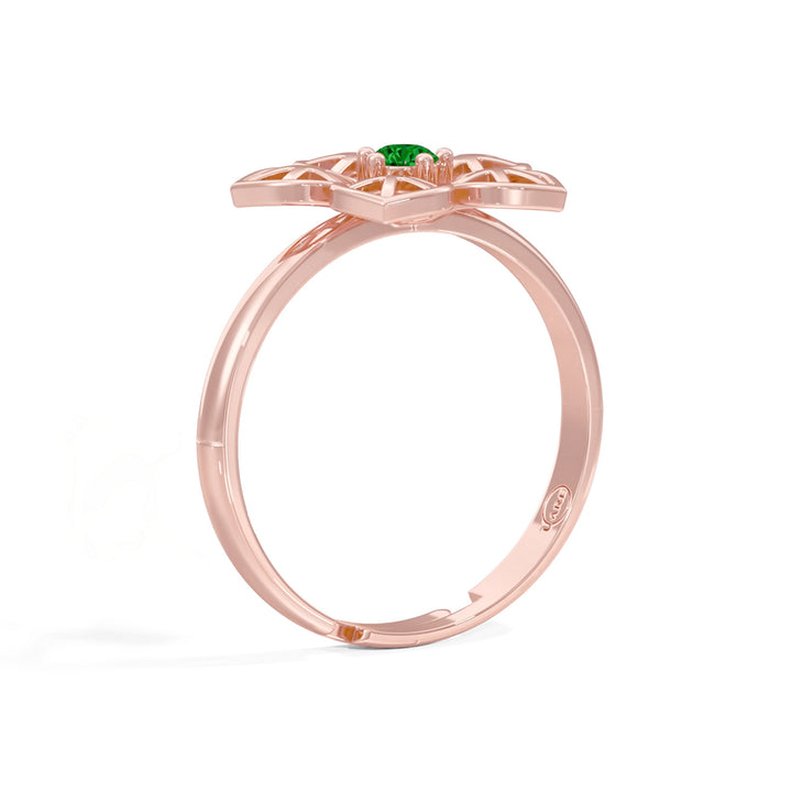 #metal_rose-gold-plated#stone-colour_emerald-green