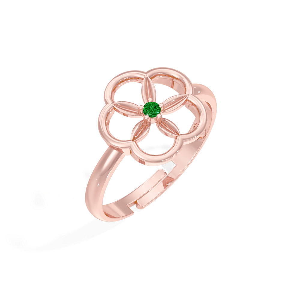 #metal_rose-gold-plated#stone-colour_emerald-green
