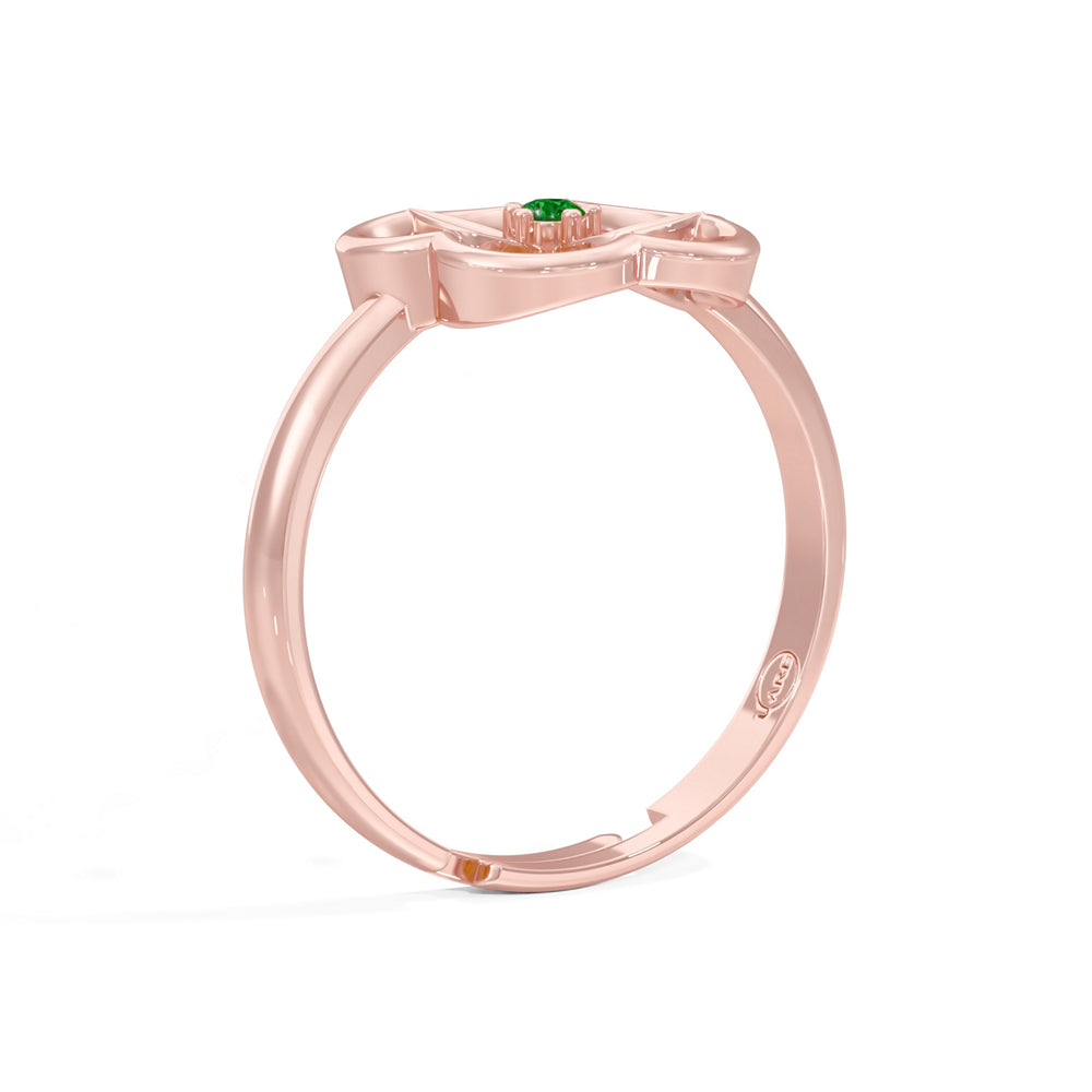 #metal_rose-gold-plated#stone-colour_emerald-green