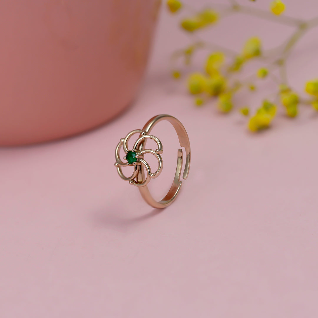 #metal_rose-gold-plated#stone-colour_emerald-green