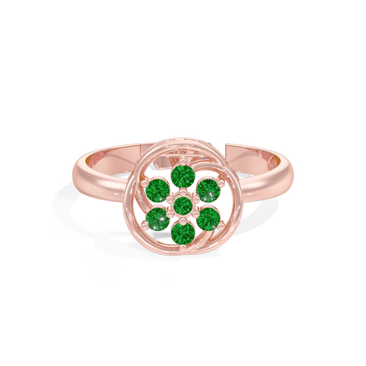 #metal_rose-gold-plated#stone-colour_emerald-green