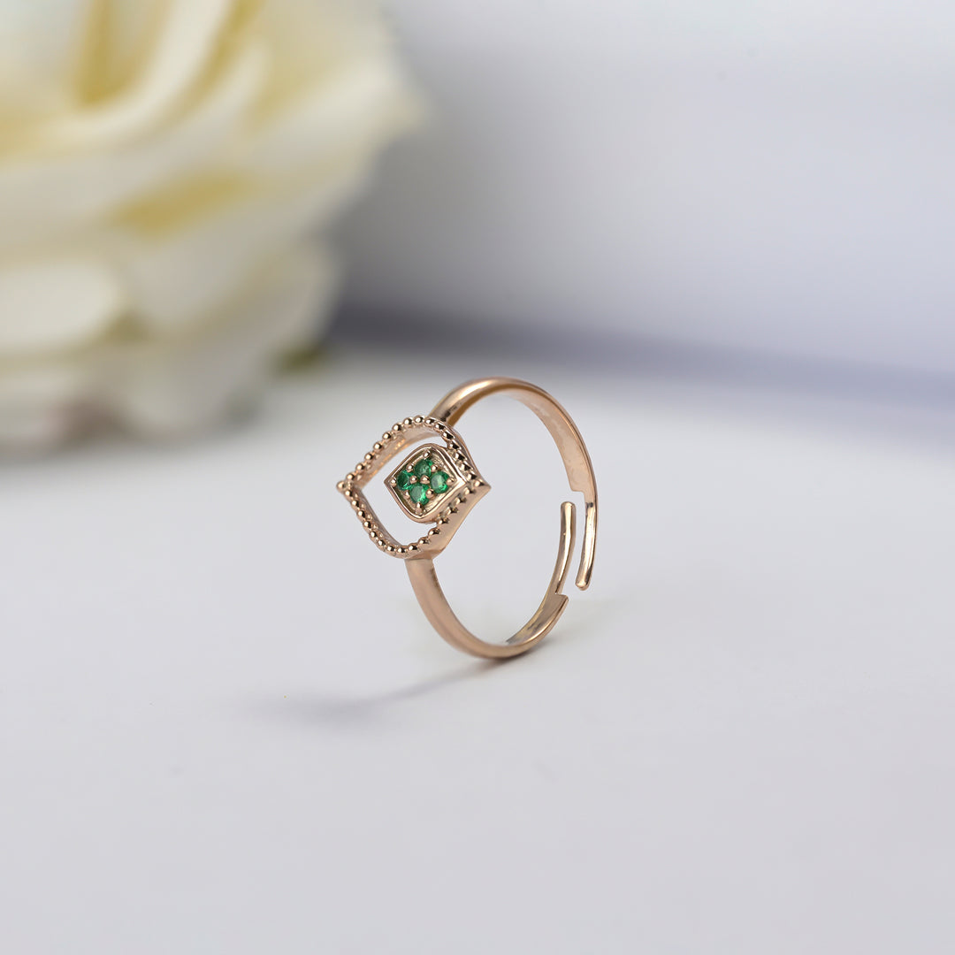#metal_rose-gold-plated#stone-colour_emerald-green