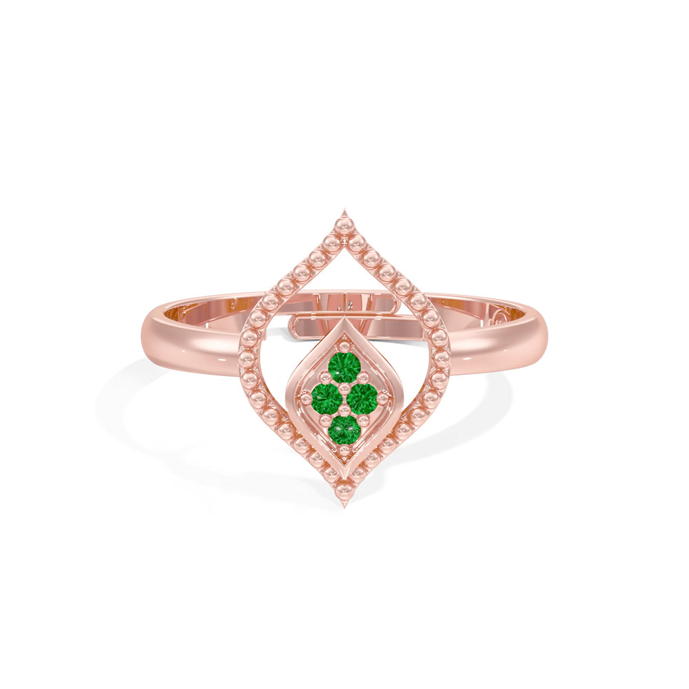 #metal_rose-gold-plated#stone-colour_emerald-green